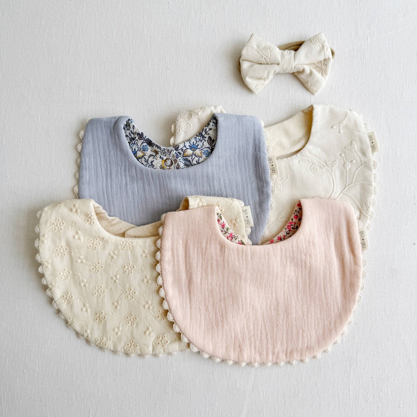 Cotton Baby Bib Double-Sided