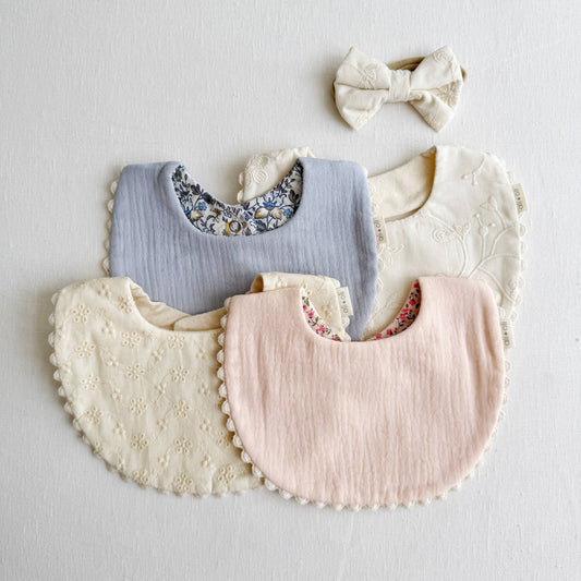 Cotton Baby Bib Double-Sided