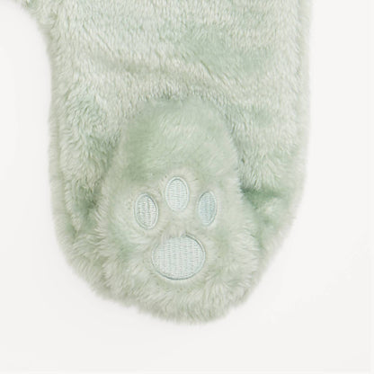 SOFT SPRUCE MINKY BEAR FOOTIE