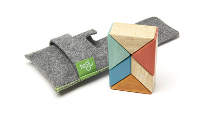 Pocket Pouch Prism - Magnetic Wooden Block Set: Tints