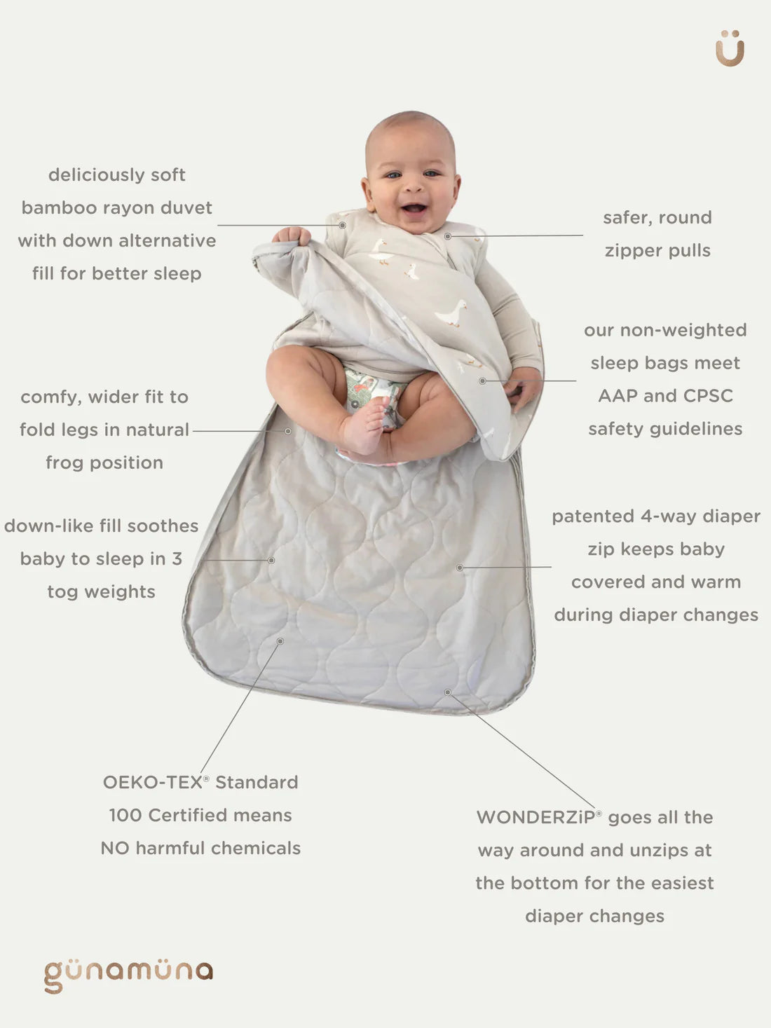 Gunamuna Sleep Sack 1.0 tog
