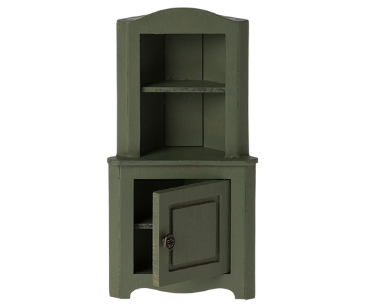 Corner Cabinet, Mouse - Dark Green