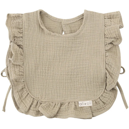 Muslin Cotton Ruffle Baby Bib