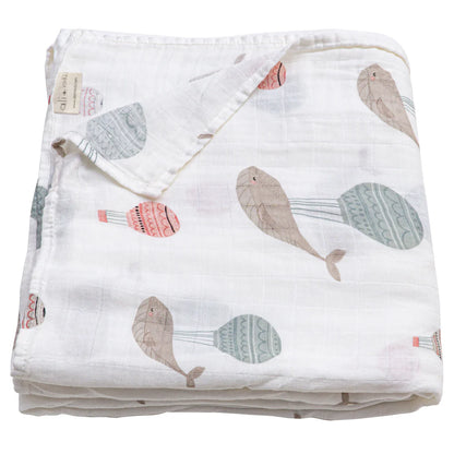 Bamboo Muslin Swaddle Baby Blanket