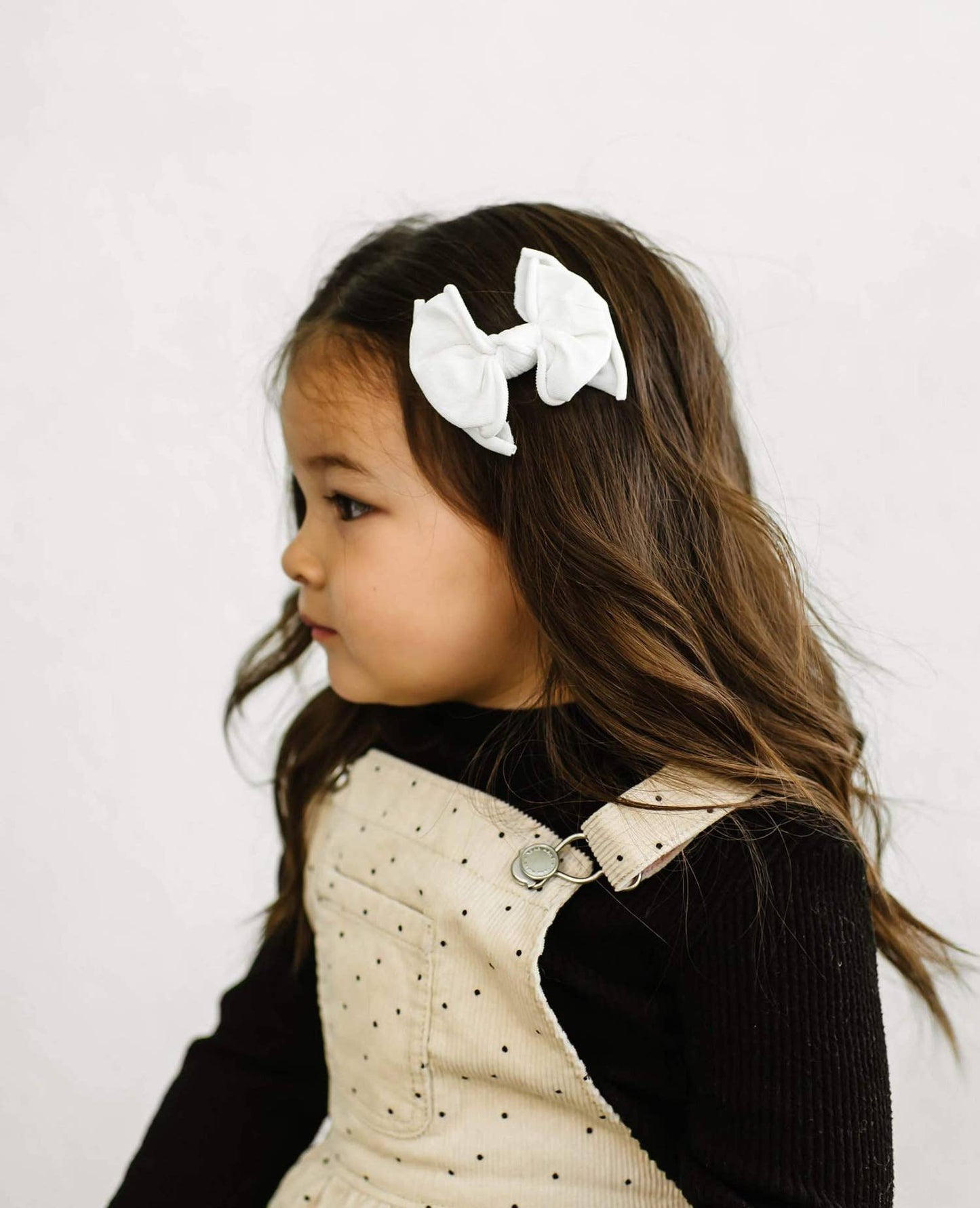 Baby Bling® 2-Pack Baby FAB® Clips soft nylon bow hair clips