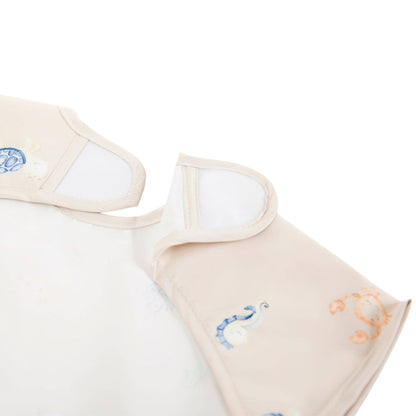 Smock Bib for Baby & Toddler (1-pc) Short Sleeve (Undersea)