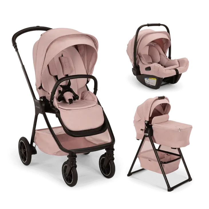 TRIV Next + PIPA Aire rx + lytl bassinet Travel System