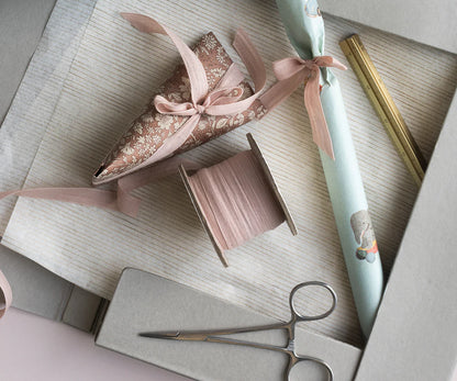 Maileg Gift wrap, 10 m - Blossom rose