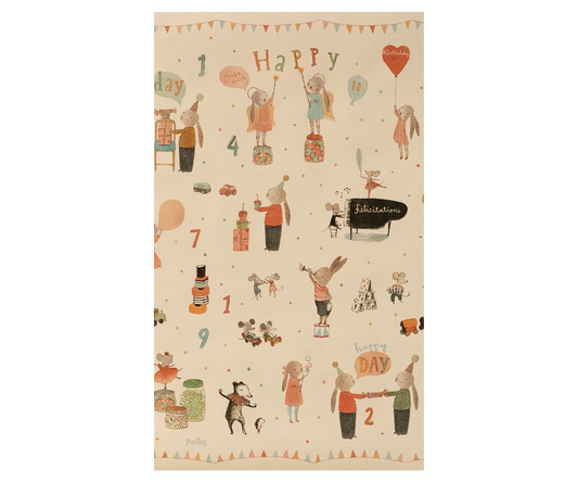 Gift wrap, 10 m - Happy Day