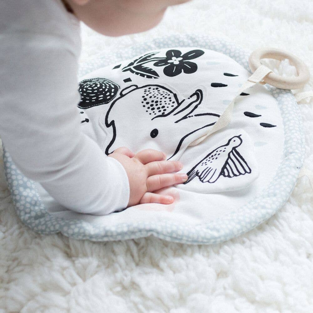 Organic Activity Pad for Baby - Bunny, Bird, Flower