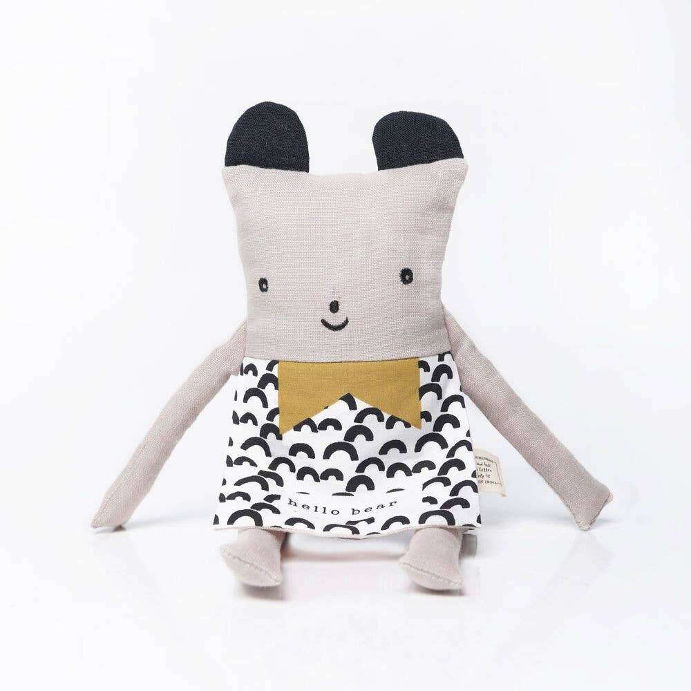 Bear Flippy Friend - Organic Cotton Soft Toy Doll
