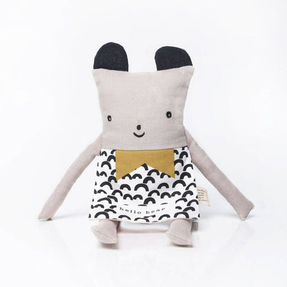 Bear Flippy Friend - Organic Cotton Soft Toy Doll
