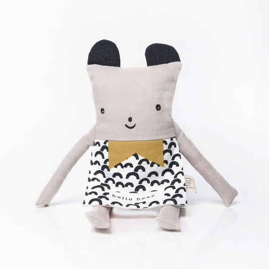 Bear Flippy Friend - Organic Cotton Soft Toy Doll
