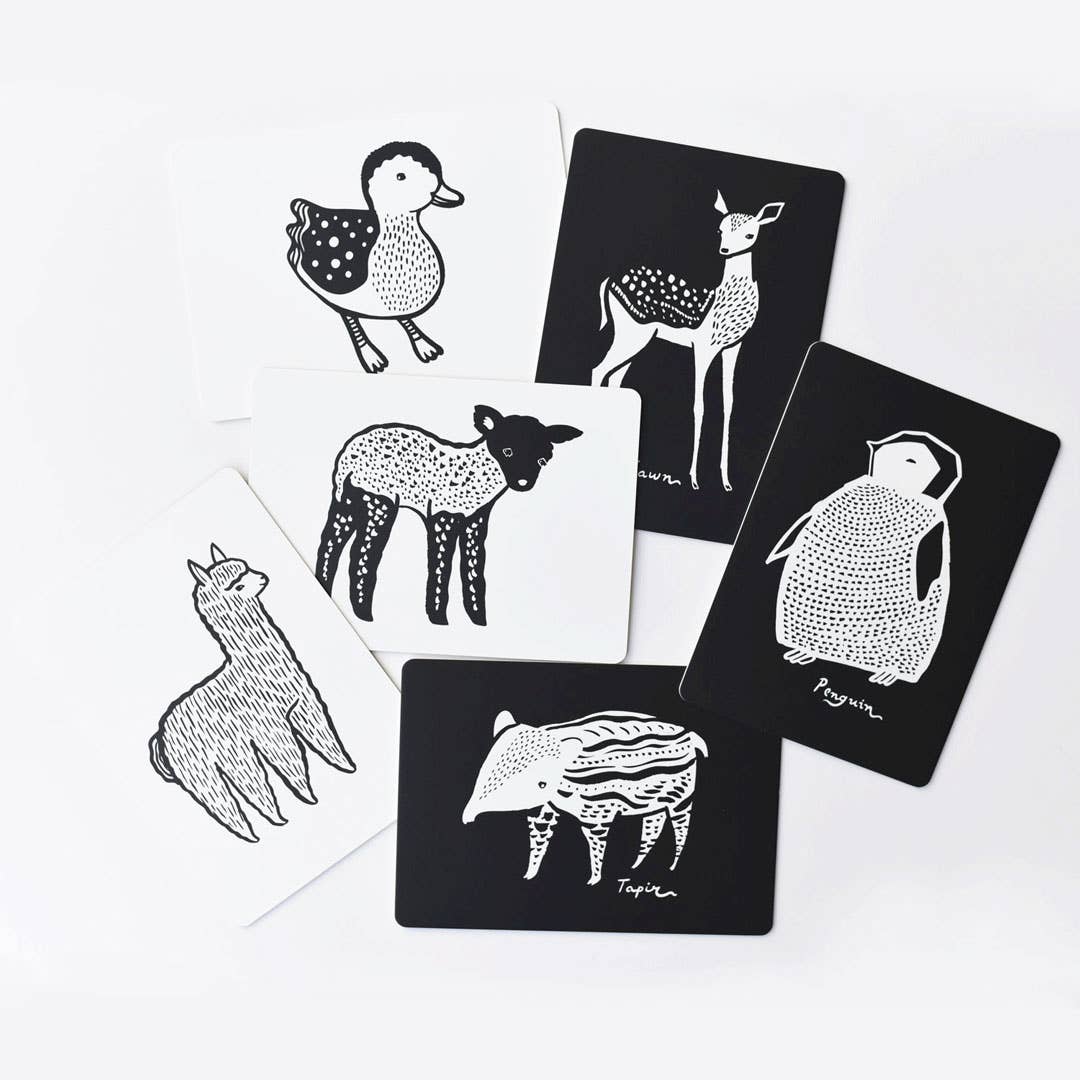 Art Cards for Baby - Baby Animals - Infant Flash Cards