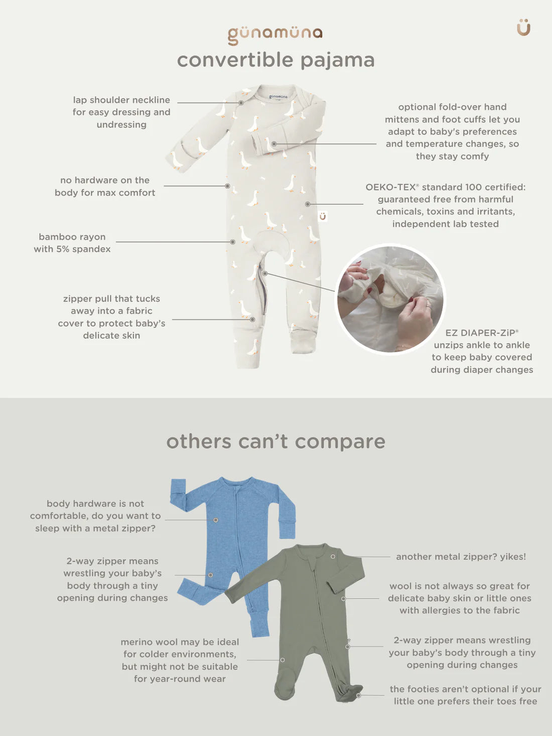Gunamuna Convertible Pajama