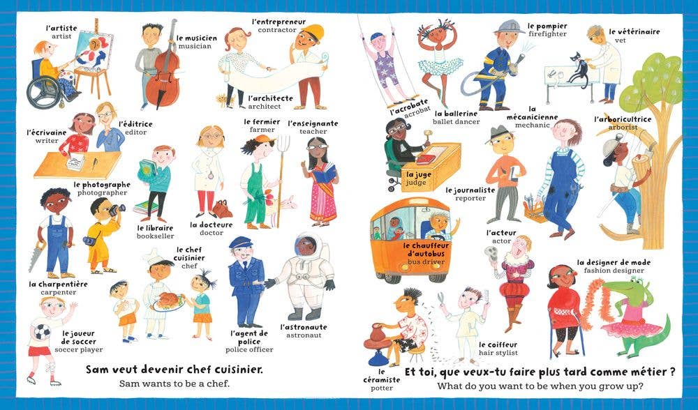 My Big Barefoot Book of French and English Words: Bilingual French Hardcover