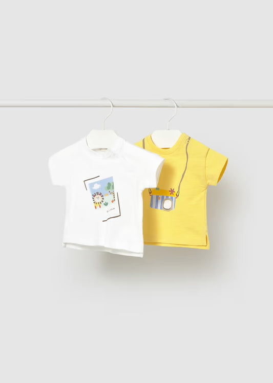 Newborn Boy 2-Pack Printed T-shirts 1074