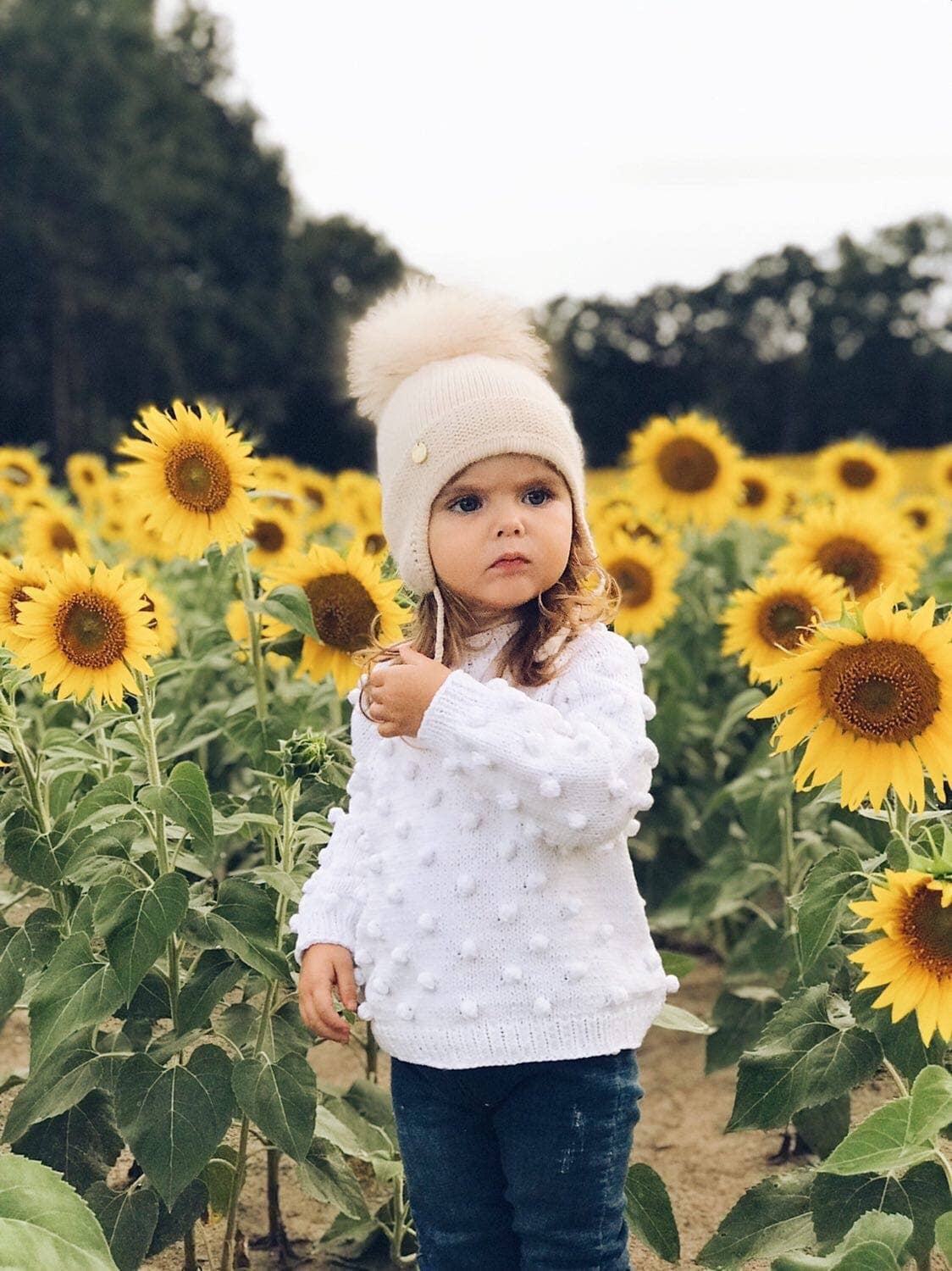 Petite Maison Kids. Cashmere Aviator Hat