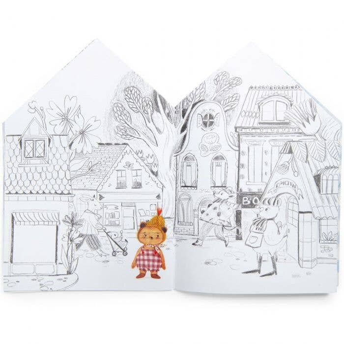 Coloring books (20 pages) w/150 stickers - The Minouchkas