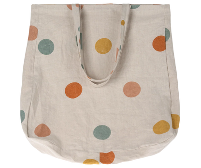 Maileg Tote Bag, Multi dots - Large