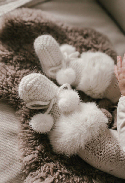 Angora Valenki Booties: Medium