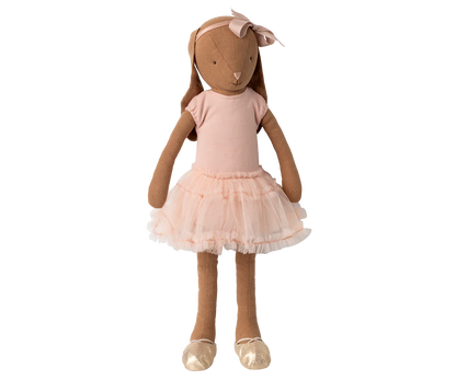 Bunny size 3, Chocolate brown - Ballet suit and skirt rose