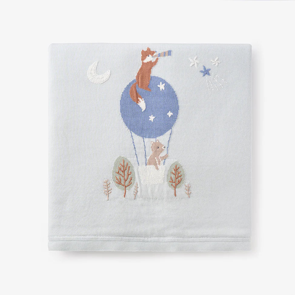 MAGICAL ADVENTURE KNIT FUR BACK BLANKET