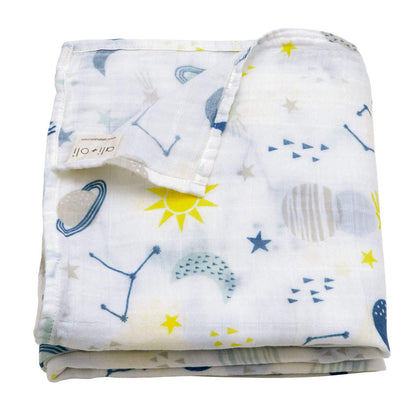 Bamboo Muslin Swaddle Baby Blanket