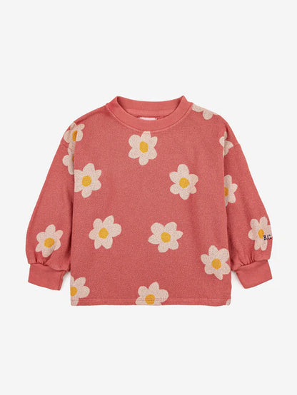 BIG FLOWER ALL OVER SWEATSHIRT