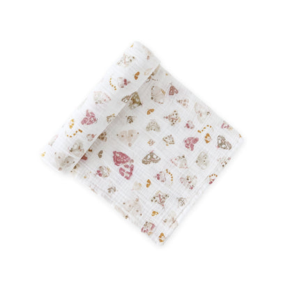 Organic Cotton Muslin Swaddle