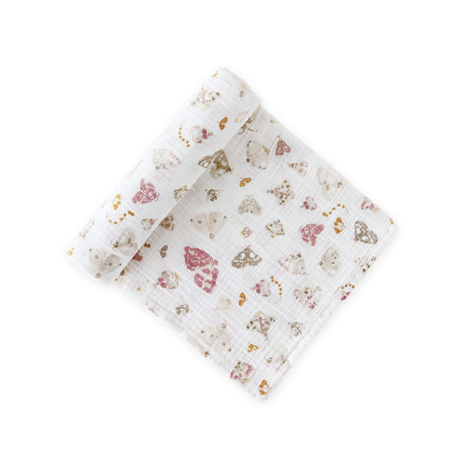 Organic Cotton Muslin Swaddle