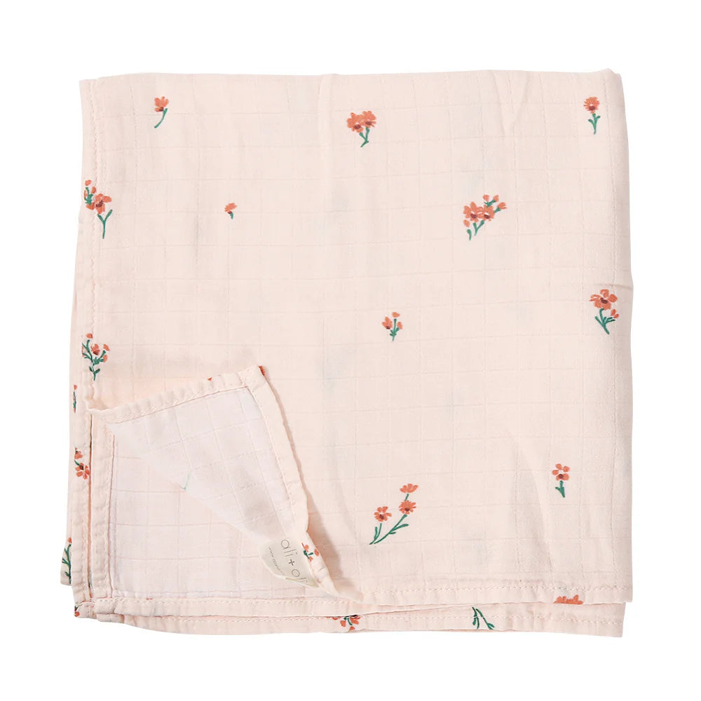 Bamboo Muslin Swaddle Baby Blanket