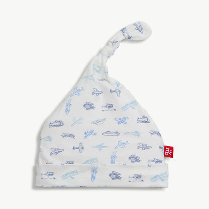 AIRPLANES NEWBORN HAT: ONE SIZE