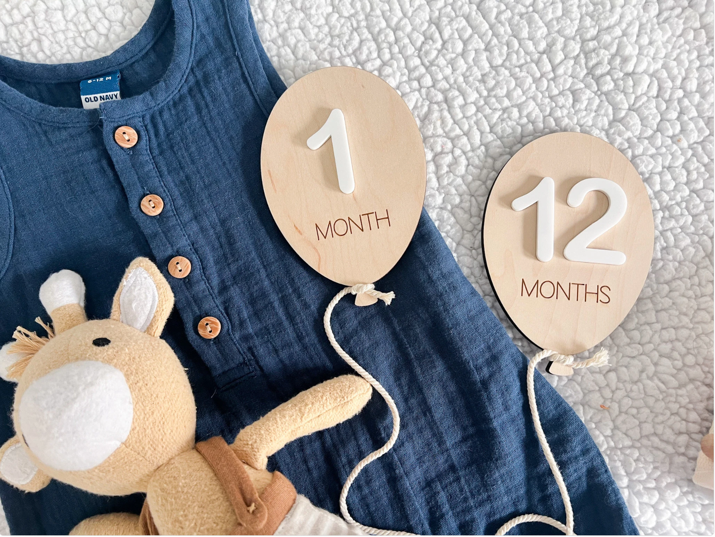 Baby Monthly Milestone Marker 3-Piece Set