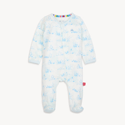 POOH IN THE WOODS FOOTIE