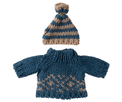 Knitted sweater and hat, Dad mouse