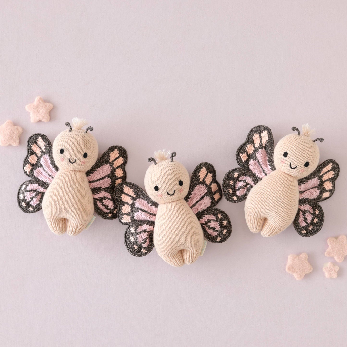 Cuddle & Kind Baby butterfly (peach)