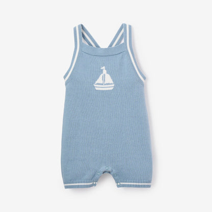 Nautical Knit Overalls
