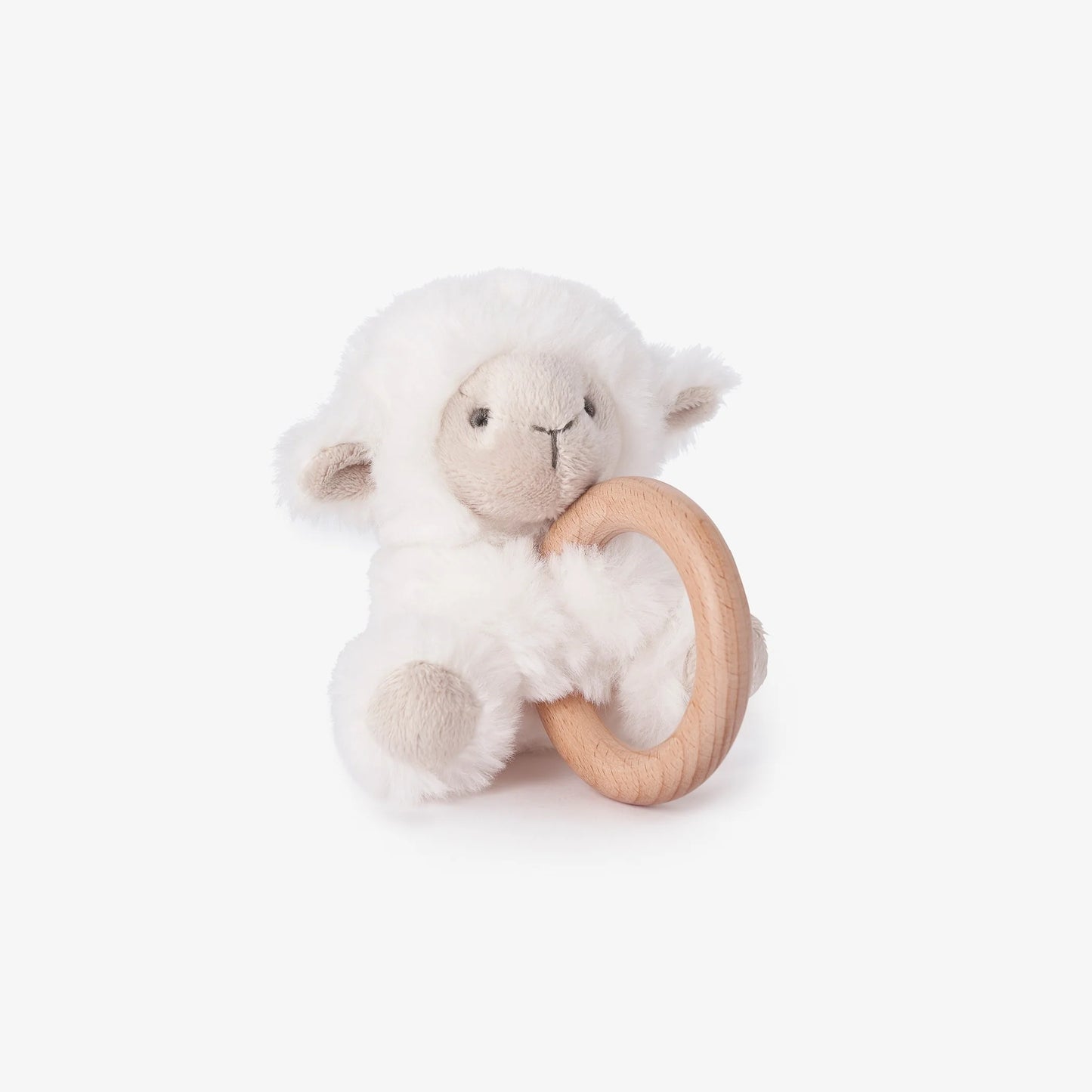 Ring Rattle Plush - Lamb