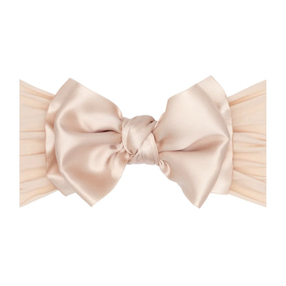 Baby Bling® - Satin FAB® soft nylon headband with satin bow