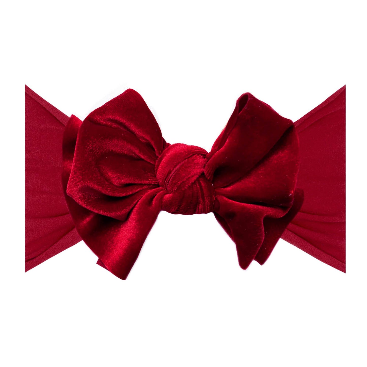 Baby Bling® Velvet FAB® soft nylon headband with velvet bow