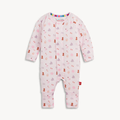 NURSERY NOSTALGIA PINK MODAL CONV COVERALL