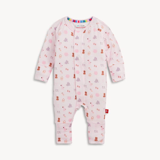 Magnetic Me NURSERY NOSTALGIA PINK MODAL CONV COVERALL