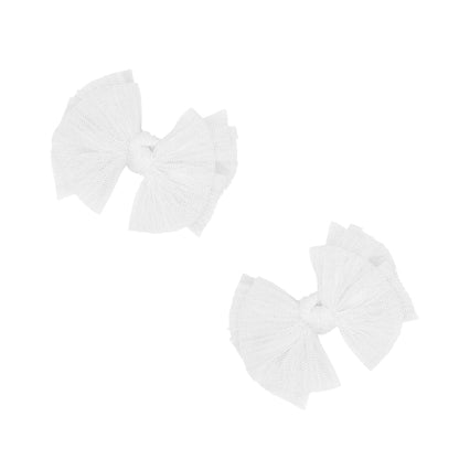 Baby Bling® 2-Pack Tulle Baby FAB® hair bow clips