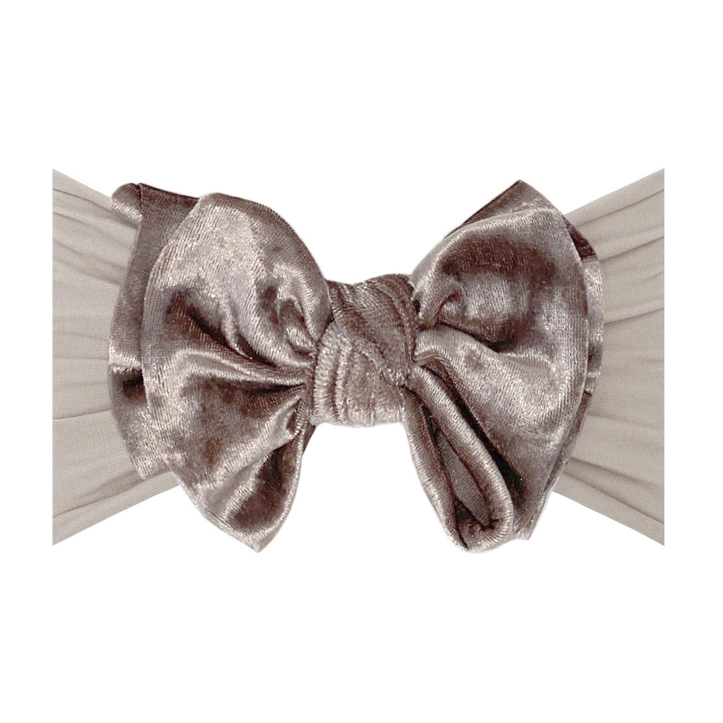 Baby Bling® Velvet FAB® soft nylon headband with velvet bow