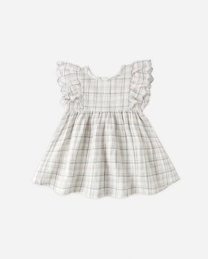 Alina Dress Blue Plaid