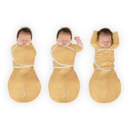 Omni Swaddle Sack, Heathered Gold: Small 6-14 Pound