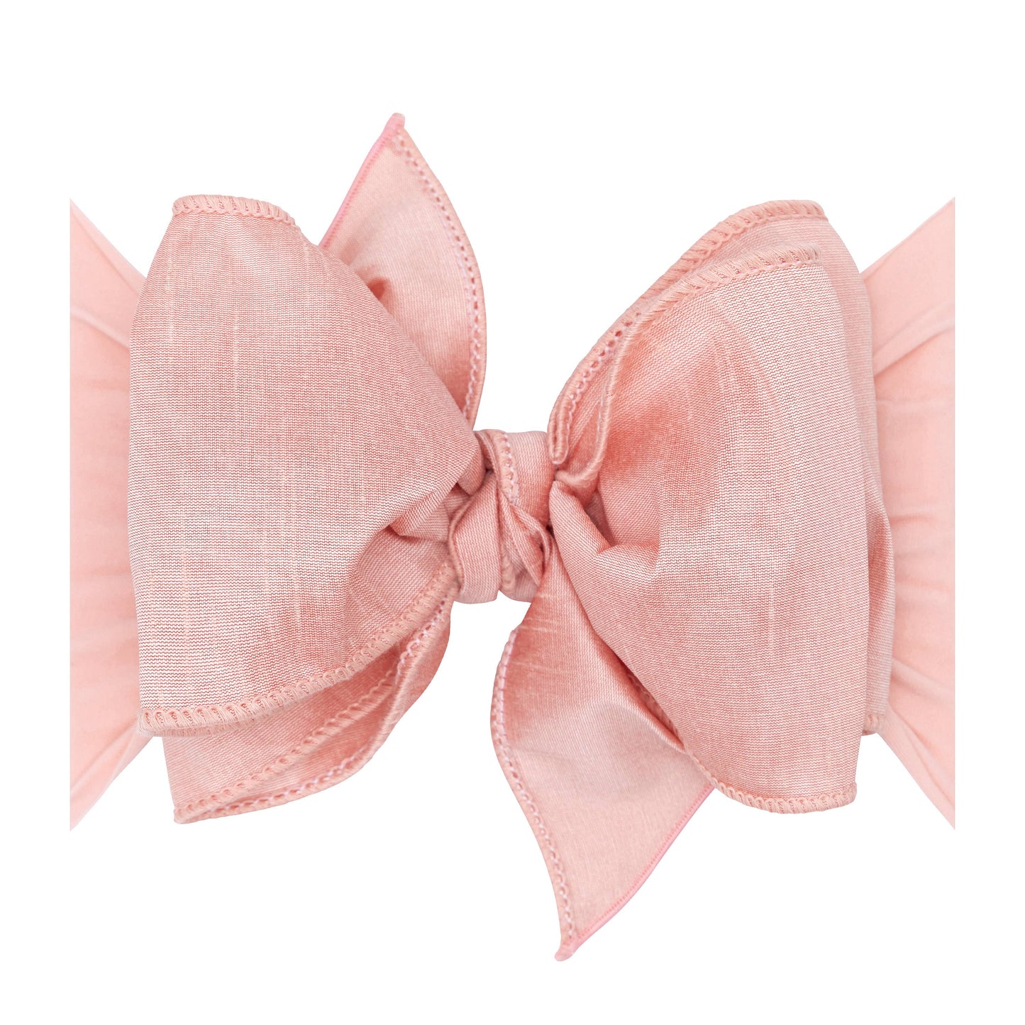 Baby Bling® Faux Silk Big Classic Bow on soft nylon headband