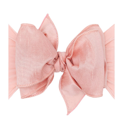 Baby Bling® Faux Silk Big Classic Bow on soft nylon headband