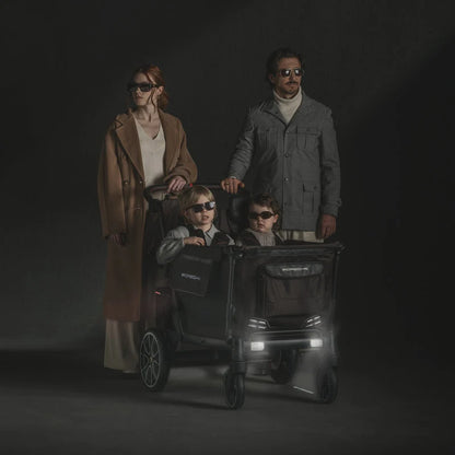 L4 Porsche Quad Stroller Wagon (Electric) by Wonderfold